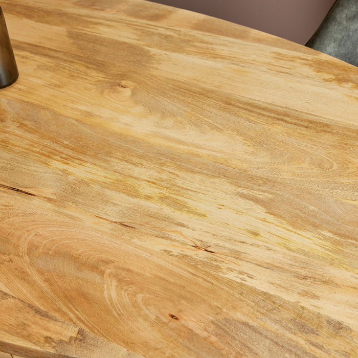 Eettafel Gladstone | Mangohout | Ovaal | Matrixpoot | 210cm