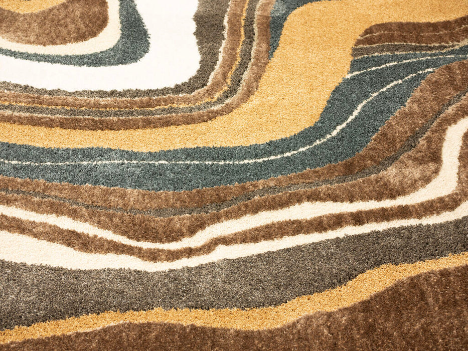 Vloerkleed Livingston | Rond | Patroon | 200cm