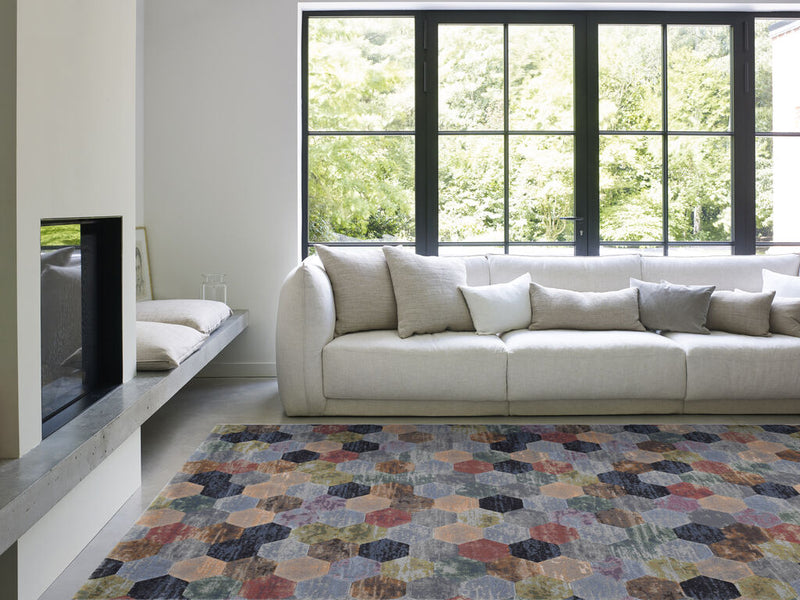 Vloerkleed Amado | Rond | Patroon | 200cm