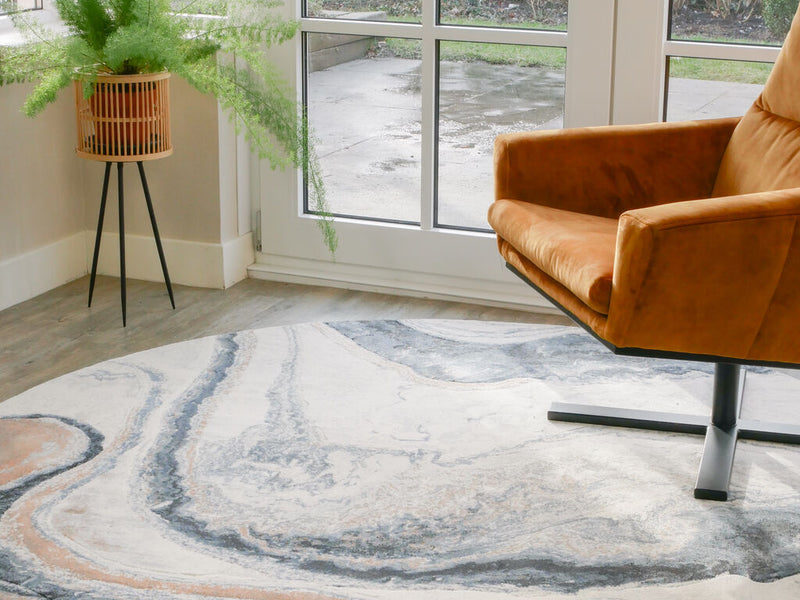 Vloerkleed Aspen | Ovaal | Patroon | 200 x 290cm