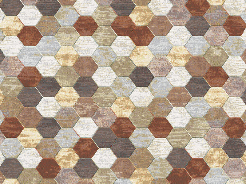 Vloerkleed Amado | Rond | Patroon | 200cm