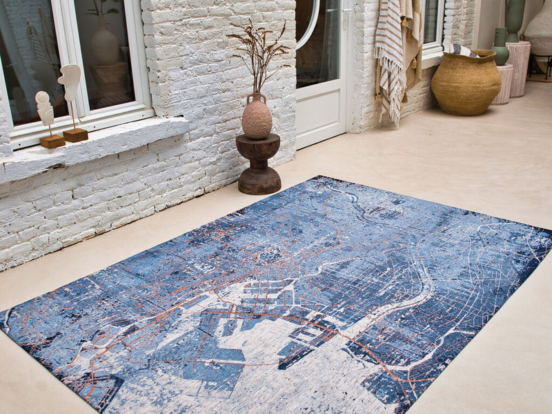 Vloerkleed Cities | Rechthoekig | Patroon | 170 x 240cm