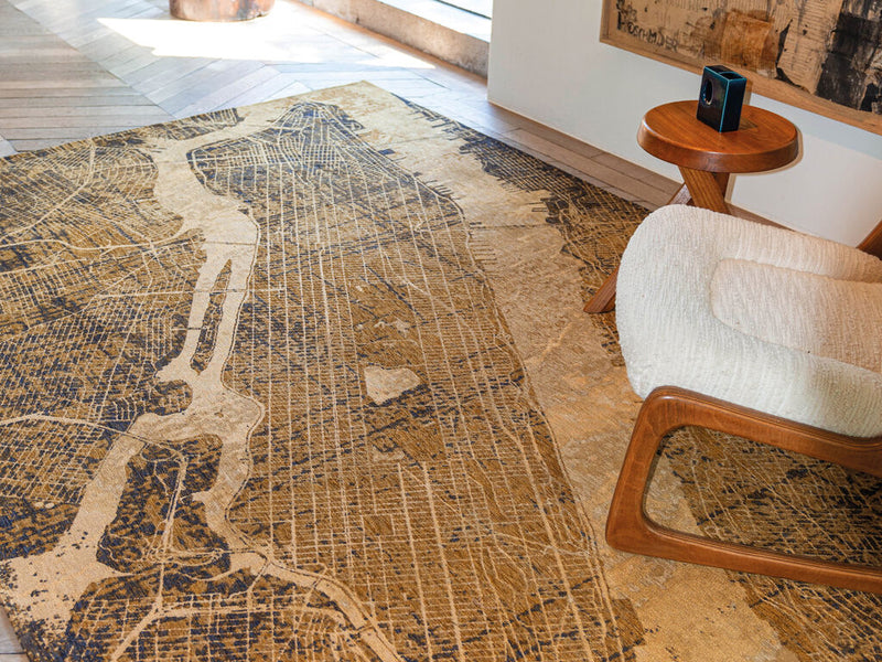 Vloerkleed Cities | Rechthoekig | Patroon | 280 x 390cm
