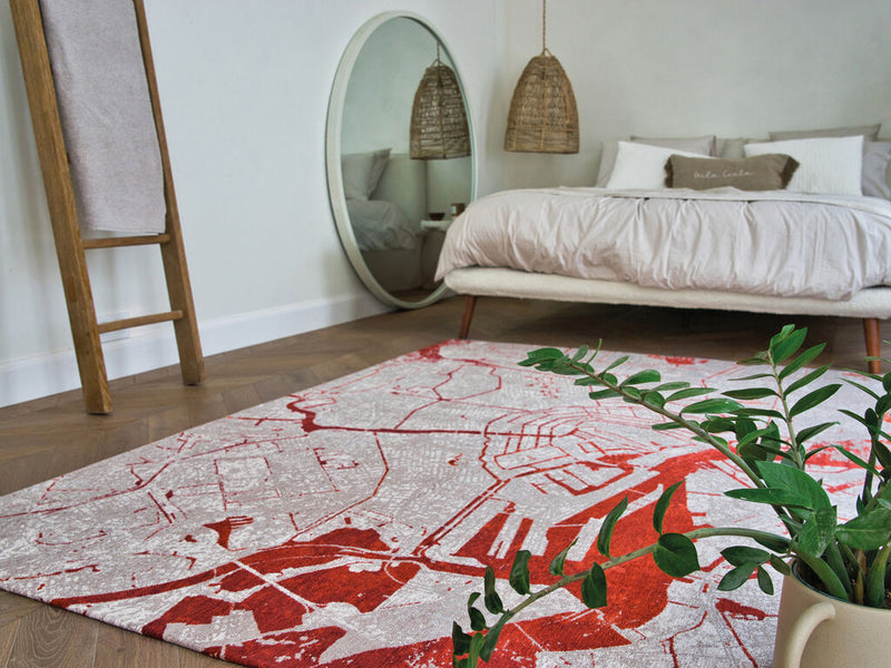 Vloerkleed Cities | Rechthoekig | Patroon | 240 x 340cm