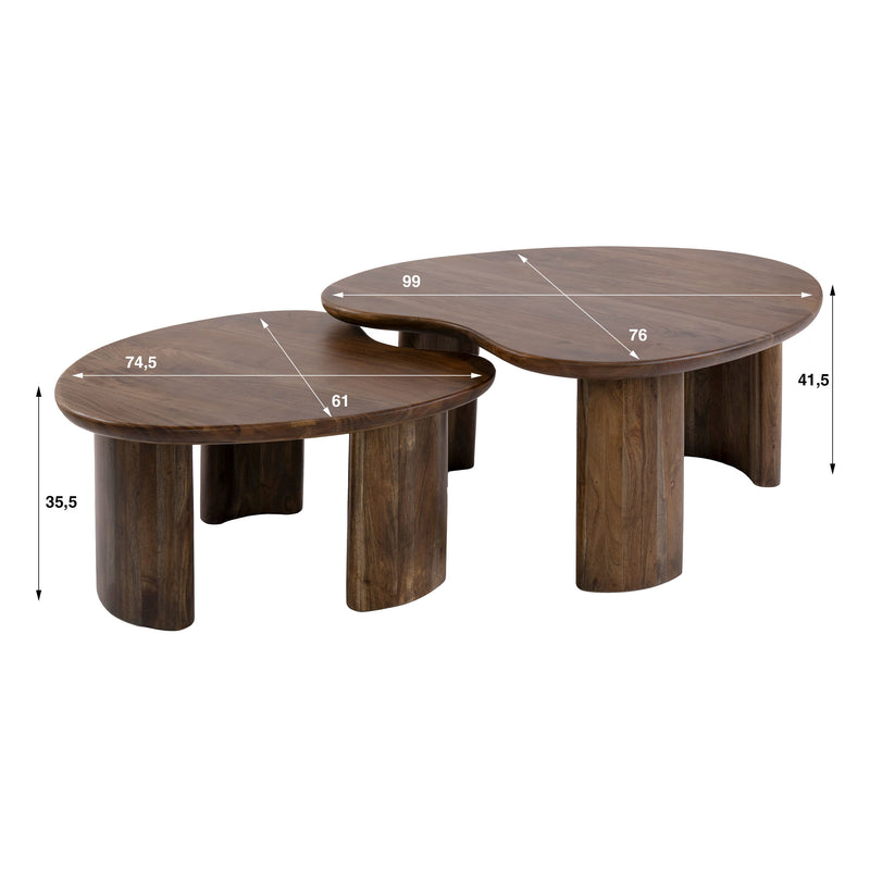 Salontafel Mova set/2