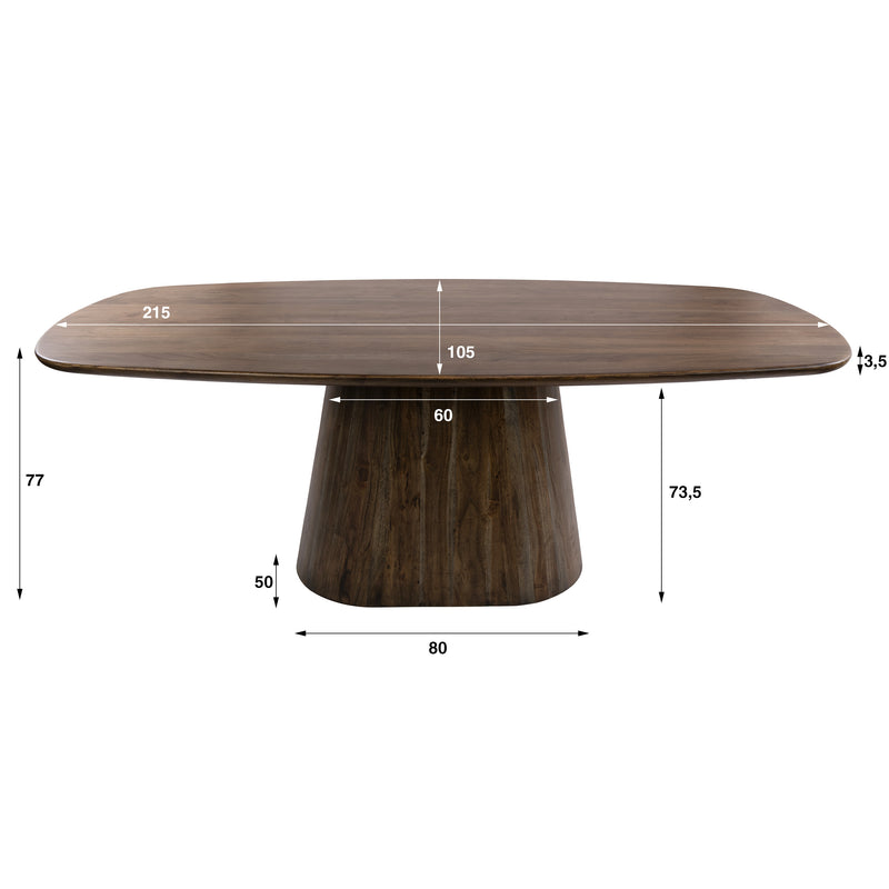 Eettafel Central 215