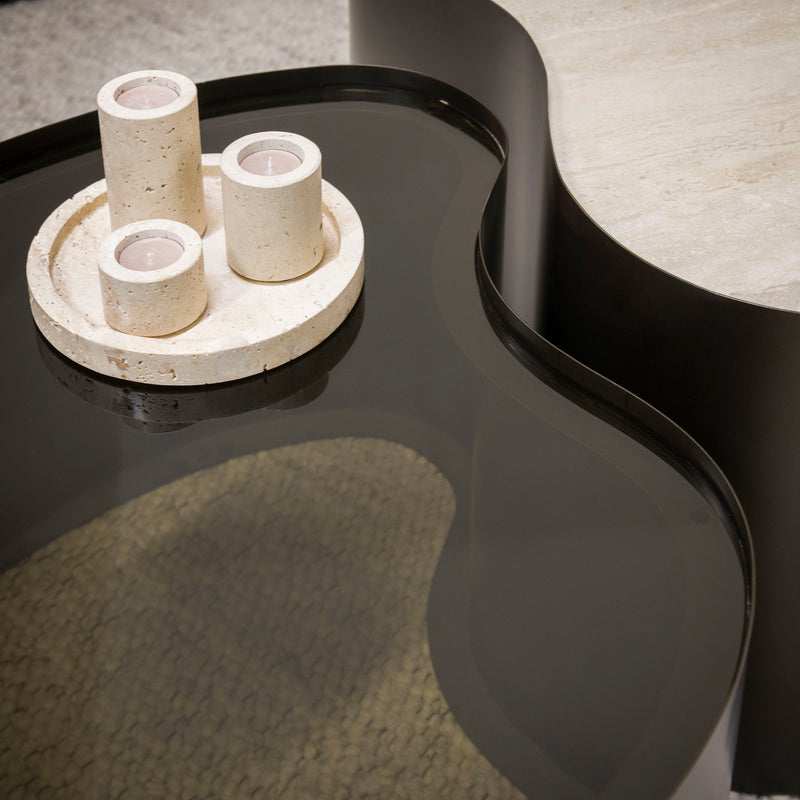 Salontafel Metal organisch set/2