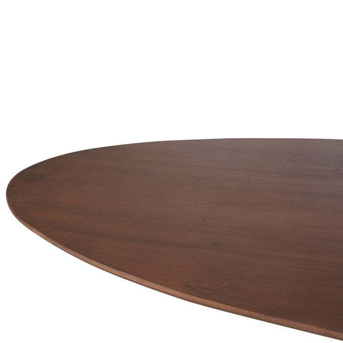 Eettafel Ferris | Eikenhout | Ovaal | Matrixpoot | ["210x100cm","240x110cm"] | Walnoot Eiken