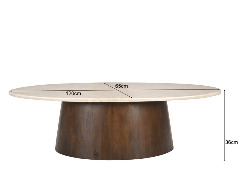 Brix Bottecino | Oval 120cm