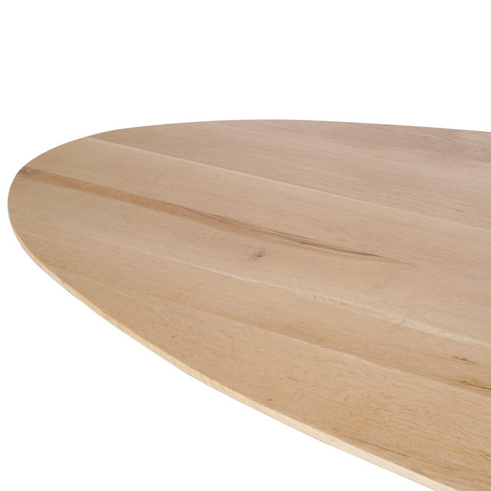 Eettafel Ferris Naturel | Eiken | Ovaal | Matrixpoot | 210cm