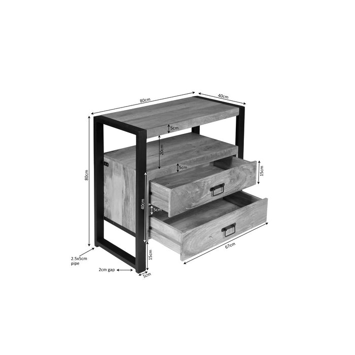 Ladenkast Boaz | 80 cm