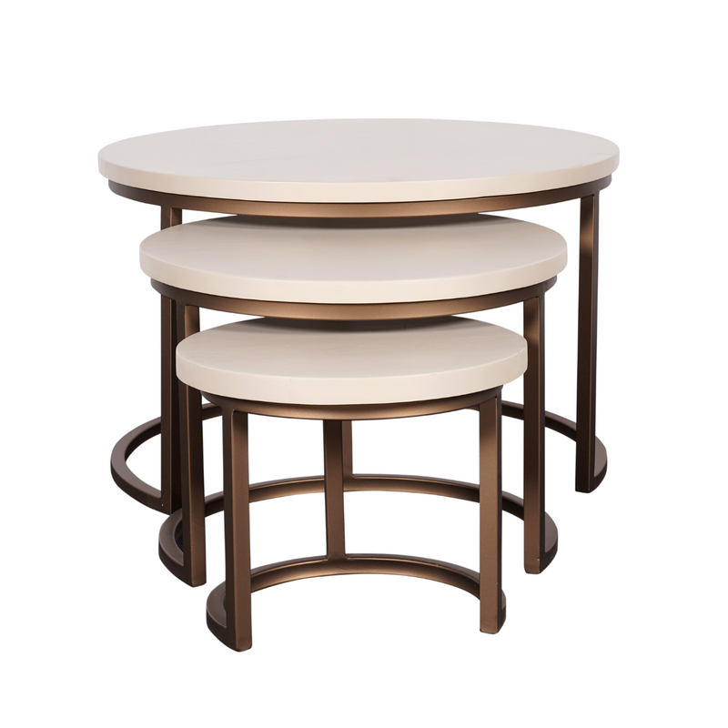 Salontafel Madison Sand | 70 cm | set van 3