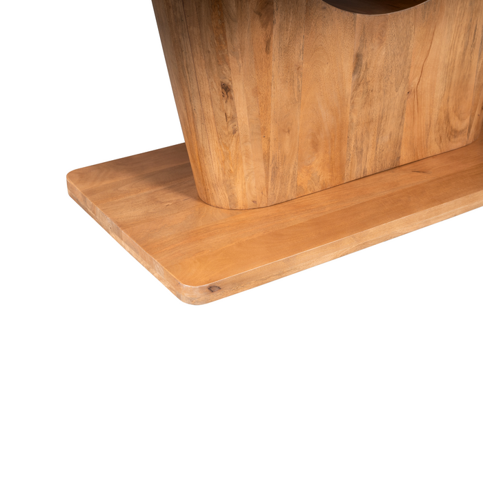 Eettafel Voco Naturel | Mangohout | Deens Ovaal | 240cm