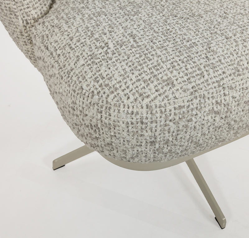 JLo | eetkamerstoel beige draaipoot 360 Cuzco Fog 3