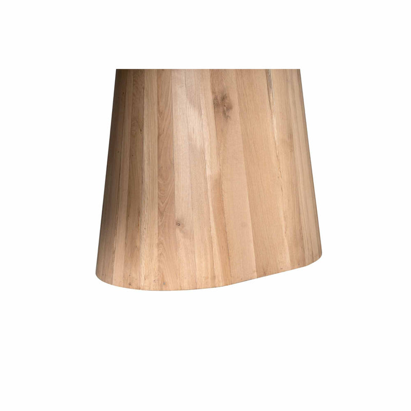 Eettafel Riga | Eiken | Ovaal | Ronde poot