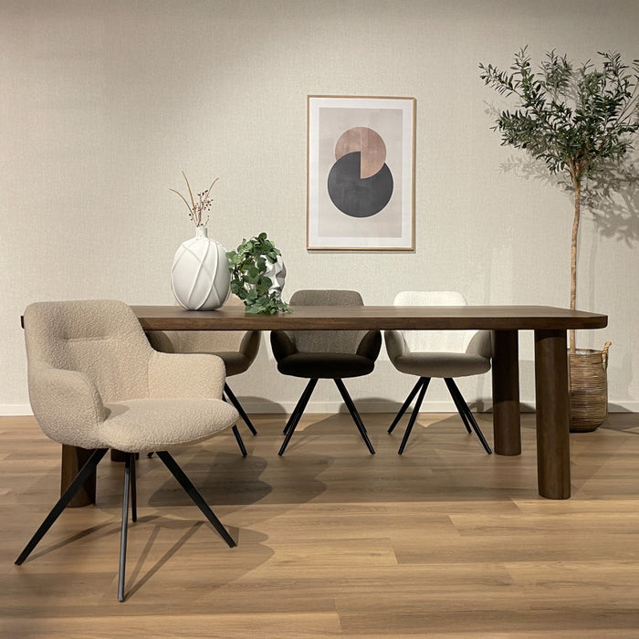 Eettafel Badou |  Mangohout | Rechthoek | 240cm