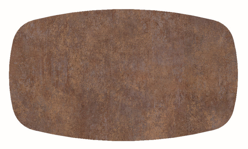 Switch | MDF+HPL | eetkamertafel Deens Ovaal 200X100 HPL1 Ferro Brons+Star
