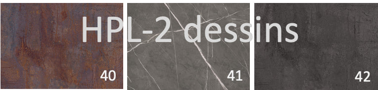 Switch | MDF+HPL | eetkamertafel Deens Ovaal 200X100 HPL1 Ferro Brons+Star