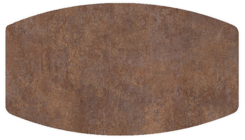Switch | MDF+HPL | eetkamertafel Deens Ovaal 220X100 HPL1 Ferro Brons+Star