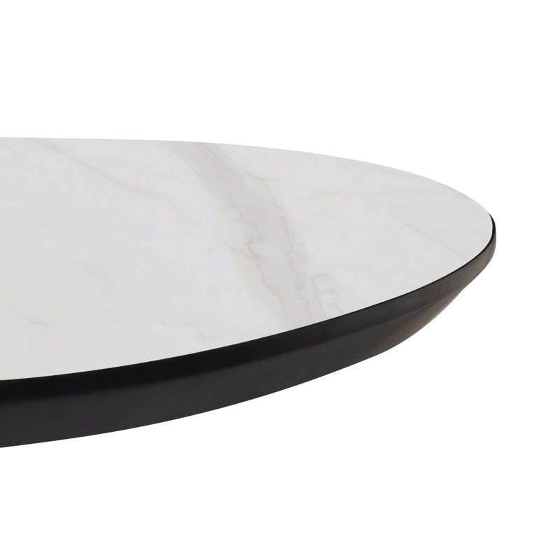 Solar | MDF+HPL | 210X100 Capsulevorm HPL WIT Marmer 25MM