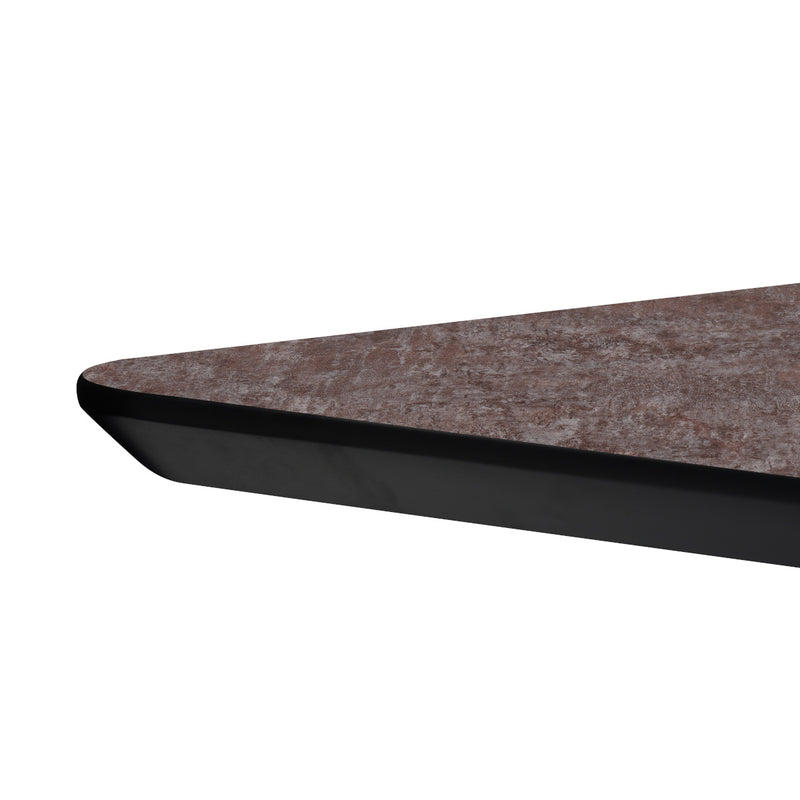 Solar | MDF+HPL | 230X100 Rechthoek HPL Ferro Lava 25mm