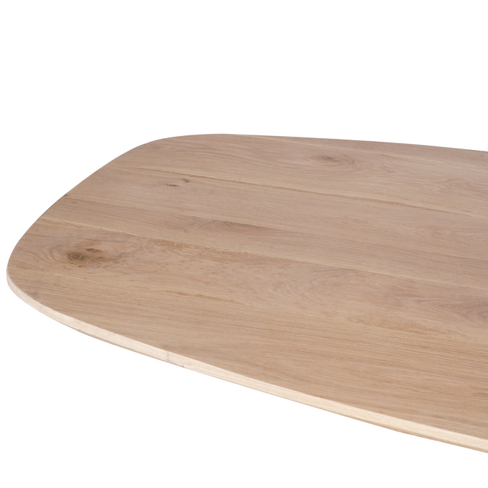 Eettafel Ferris | Eikenhout | Deens Ovaal | Matrixpoot