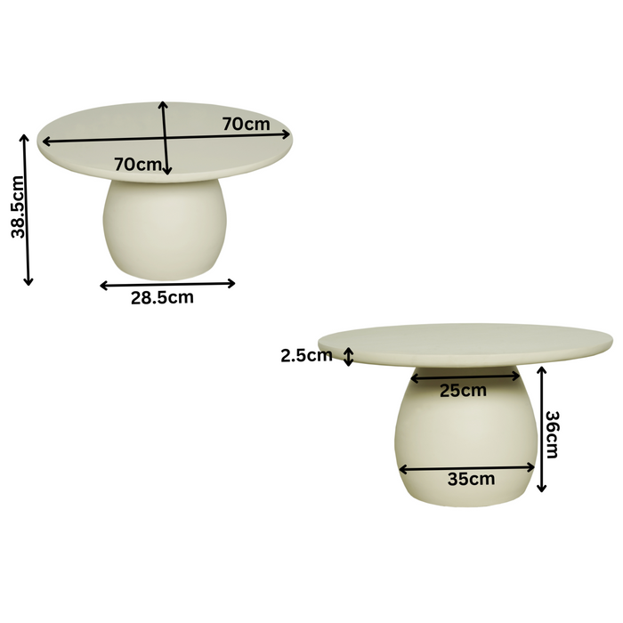 Salontafel Mosi | 70 cm
