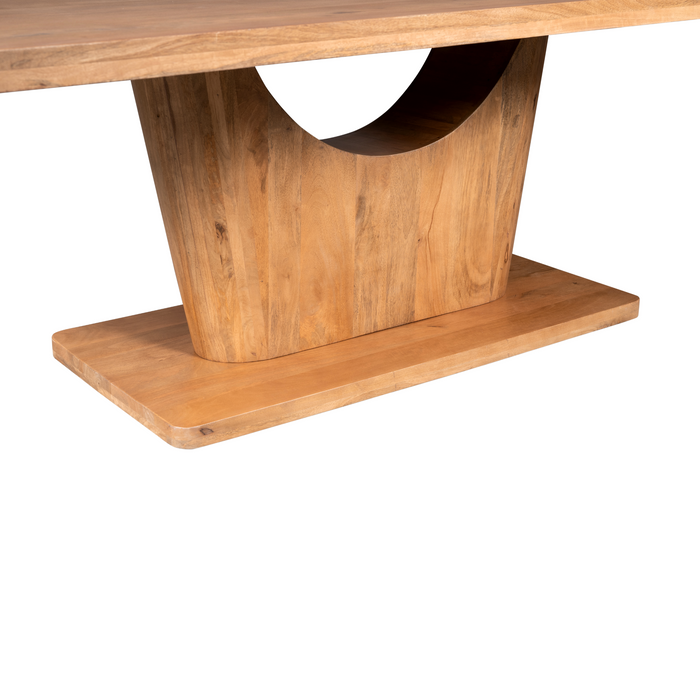 Eettafel Voco Naturel | Mangohout | Deens Ovaal | 240cm