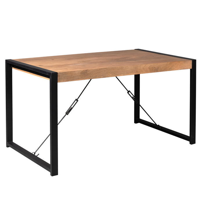 Eettafel Barkley | Mangohout | Rechthoek | U-poot | 160×80