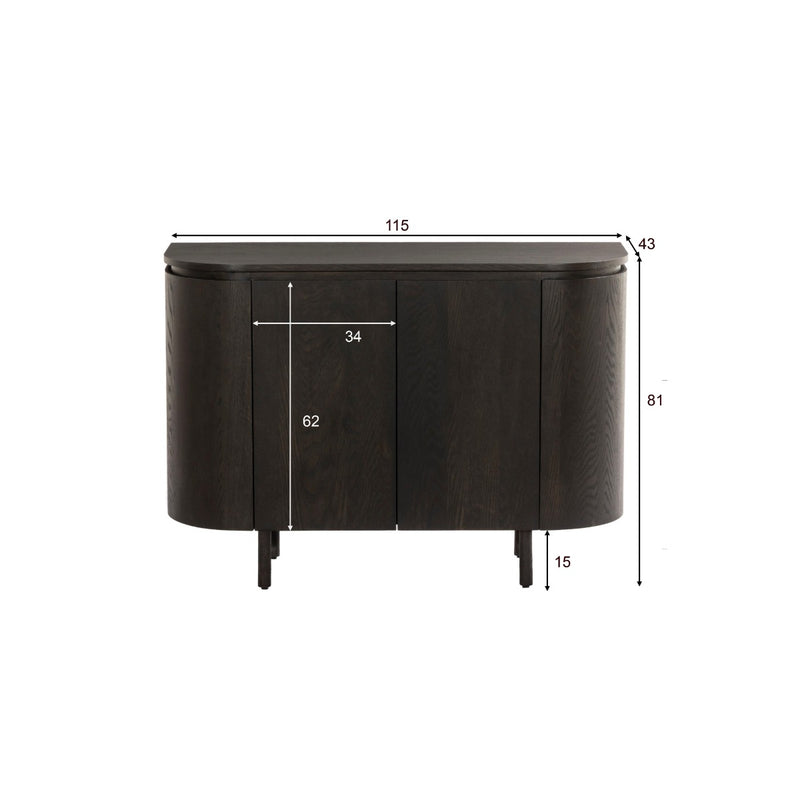 Tobago | Espresso 115cm