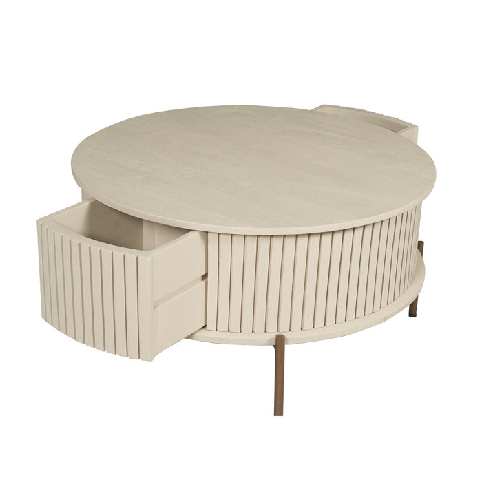 Salontafel Madison Sand | 80 cm | Rond
