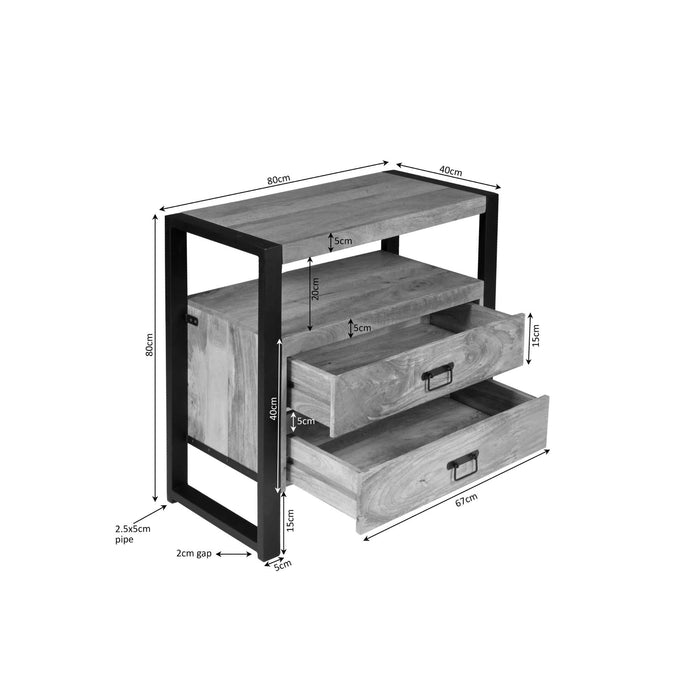 Ladenkast Boaz | 80 cm