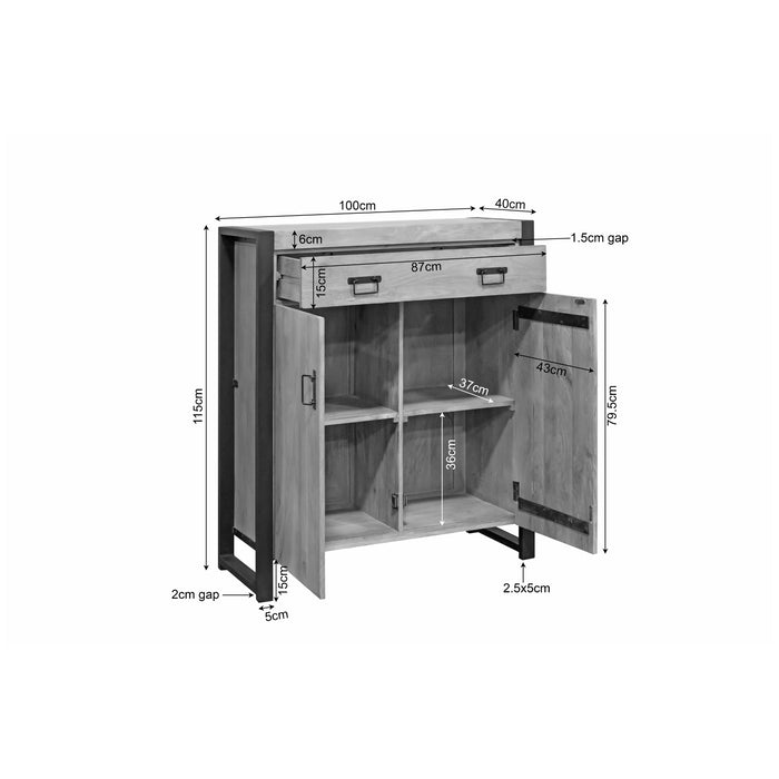 Kabinet kast Boaz | 100 cm