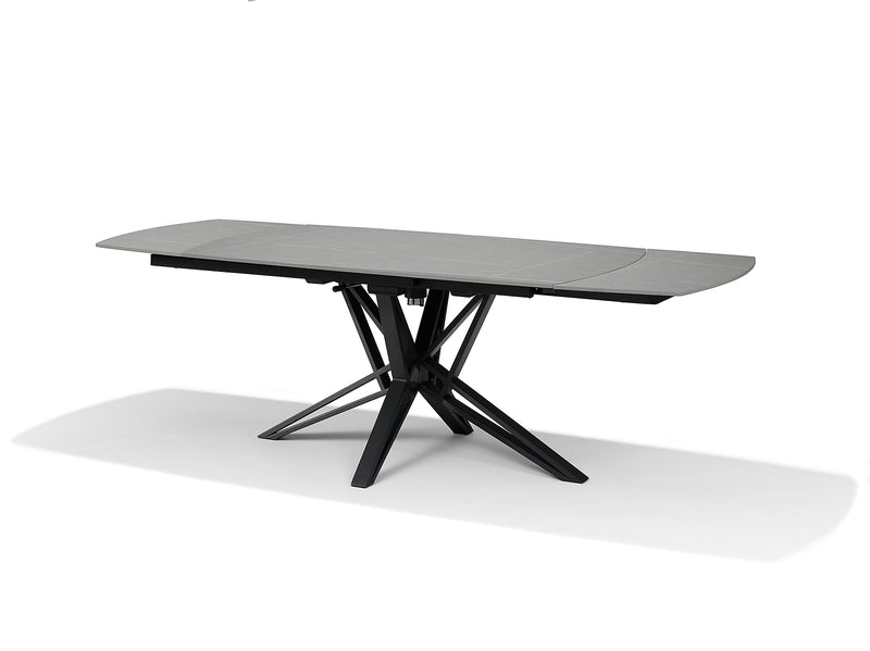 VEGAS Eetkamertafel Deckstone Grijs Marmer 160-240X90 Uitschuifbaar