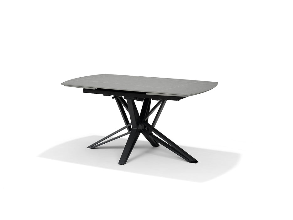 VEGAS Eetkamertafel Deckstone Grijs Marmer 160-240X90 Uitschuifbaar