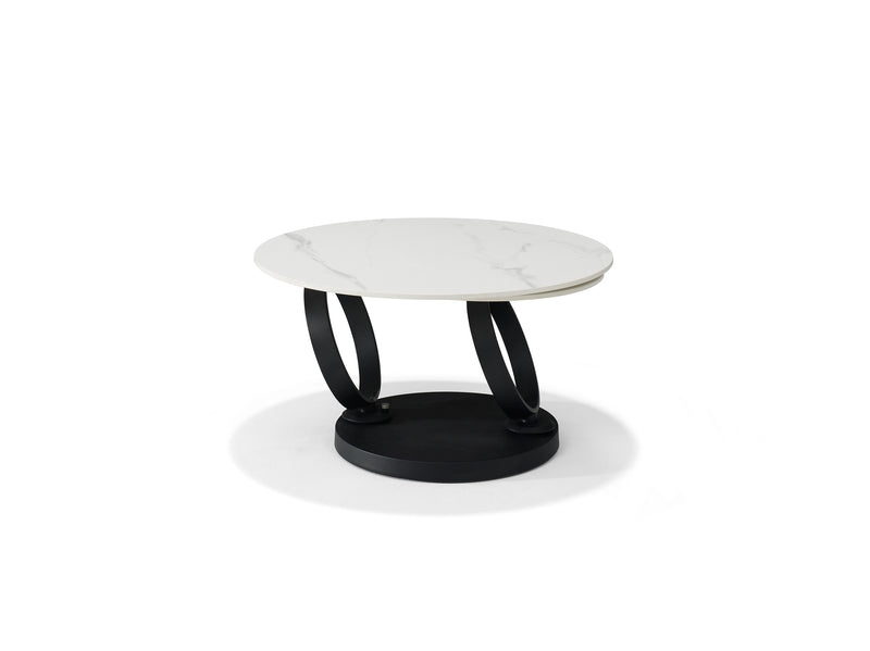Orion | DECKSTONE - SINTERED STONE | Salontafel B 5706 Wit 2 Bladen Draaibaar