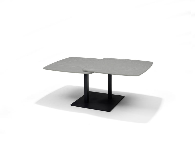 Gemini | DECKSTONE - SINTERED STONE | Salontafel Grijs 2 Bladen Schuifbaar