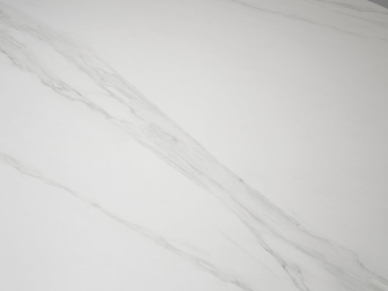 DELOS Salontafel | DECKSTONE - SINTERED STONE | Travertin 120x60 Eiken naturel kolomvoet