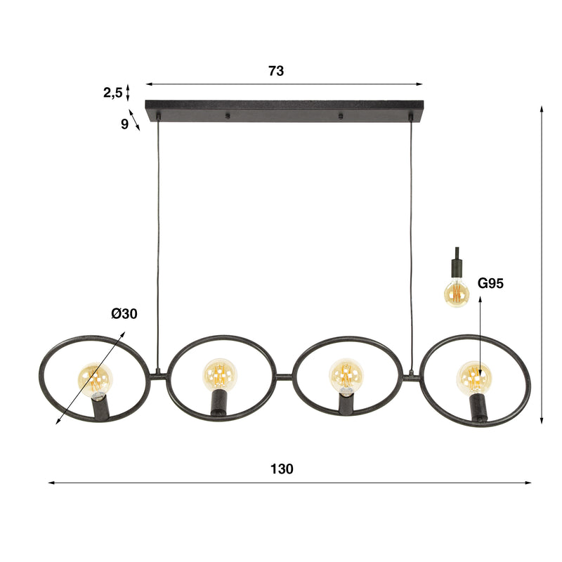 Hanglamp Loop 4L