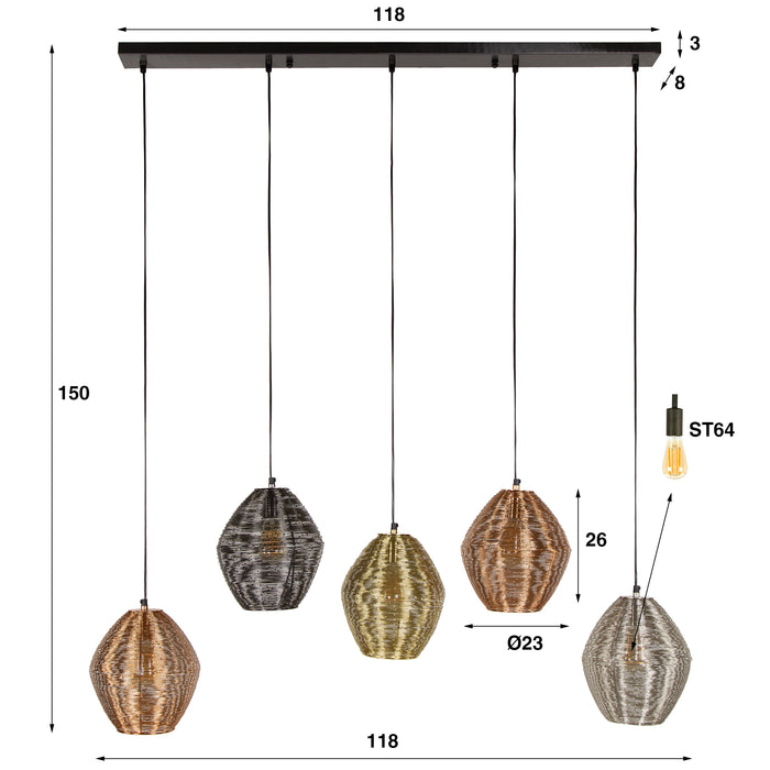 Hanglamp Web 5L