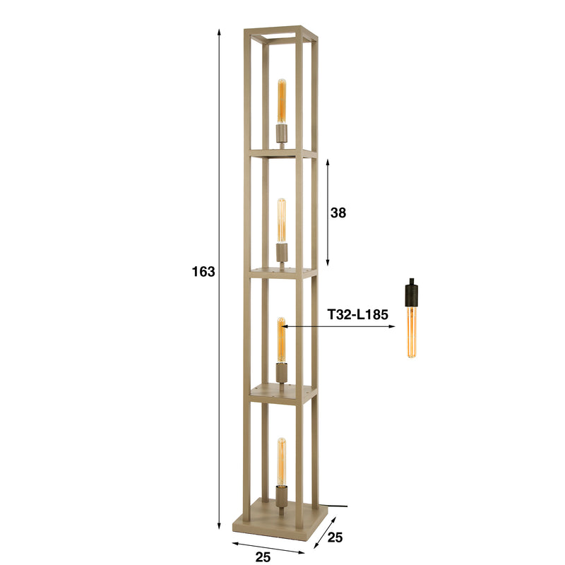 Vloerlamp Quadra 4L