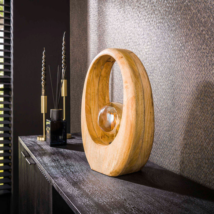 Tafellamp Arch Wood L 1L