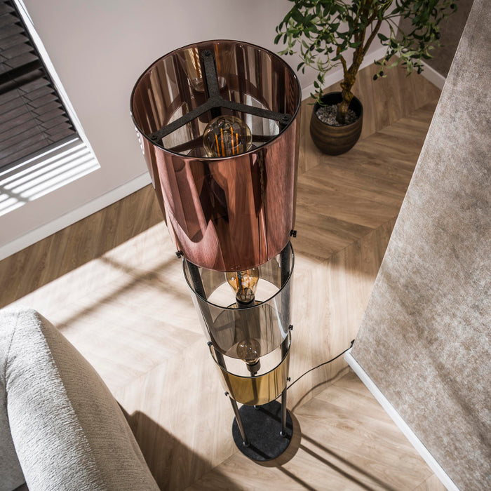 Vloerlamp Lucente Tricolore 3L
