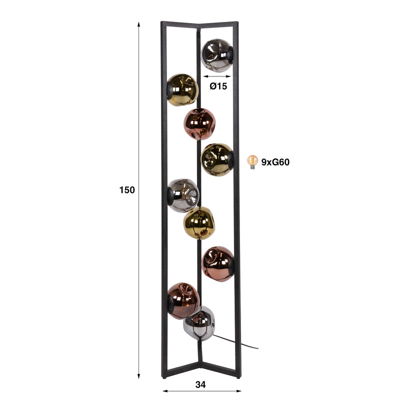 Vloerlamp Stellar 9L