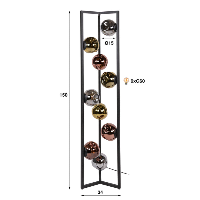 Vloerlamp Stellar 9L