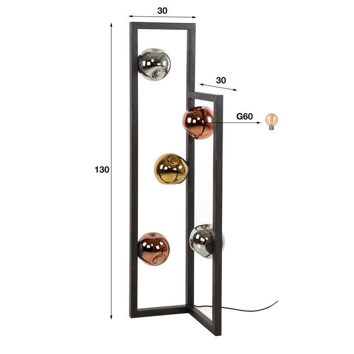 Vloerlamp Stellar 5L