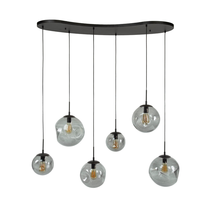 Hanglamp Stellar Black 6L