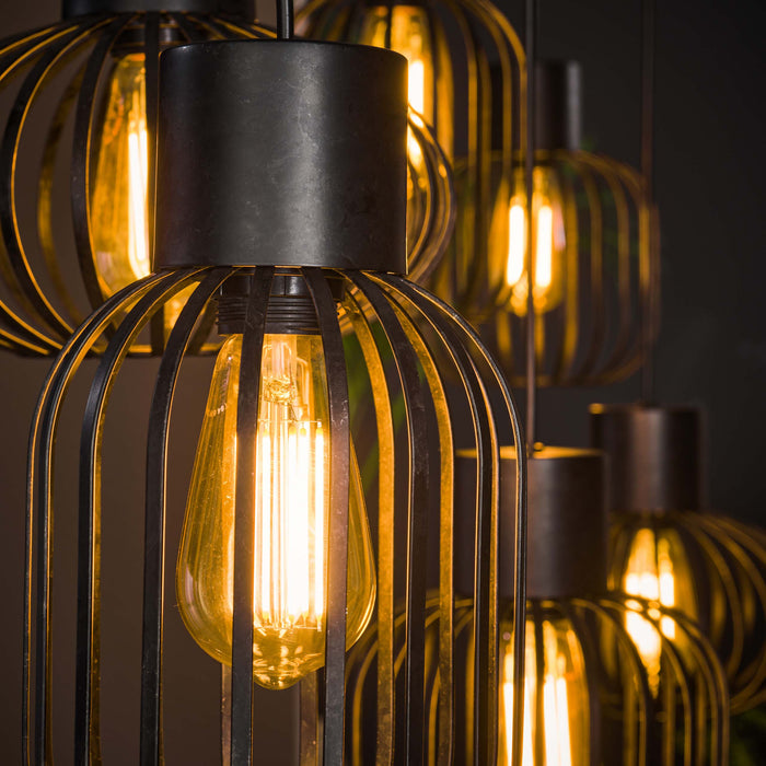 Hanglamp Mix Metal 3+3L