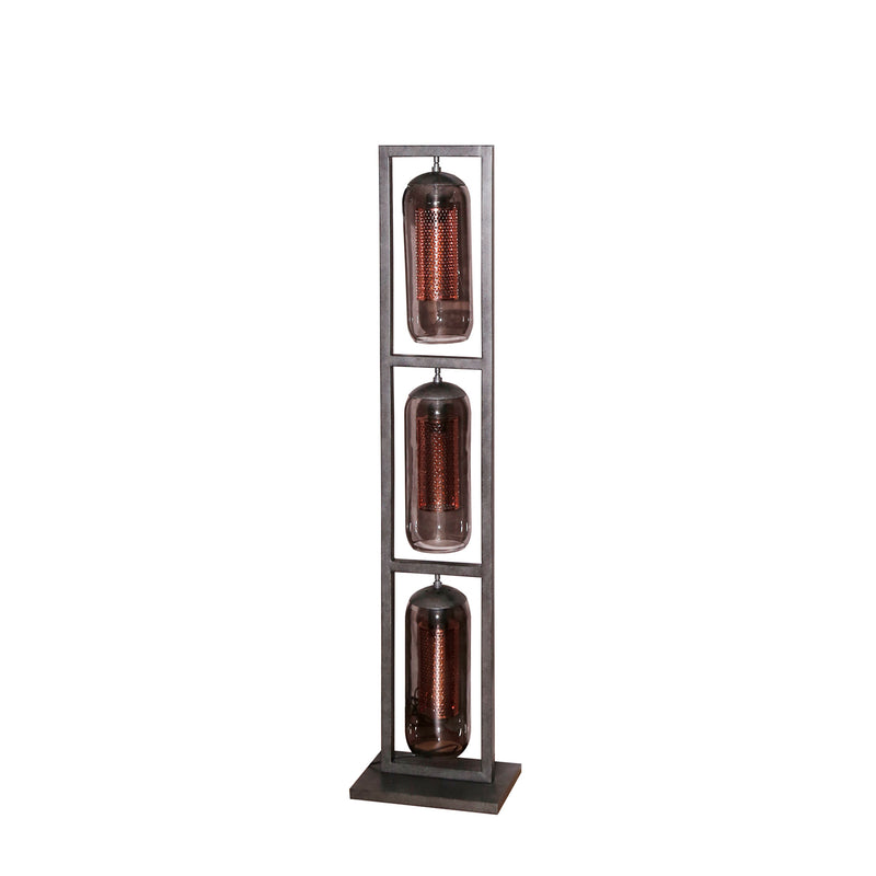 Vloerlamp Smoke Mesh 3L