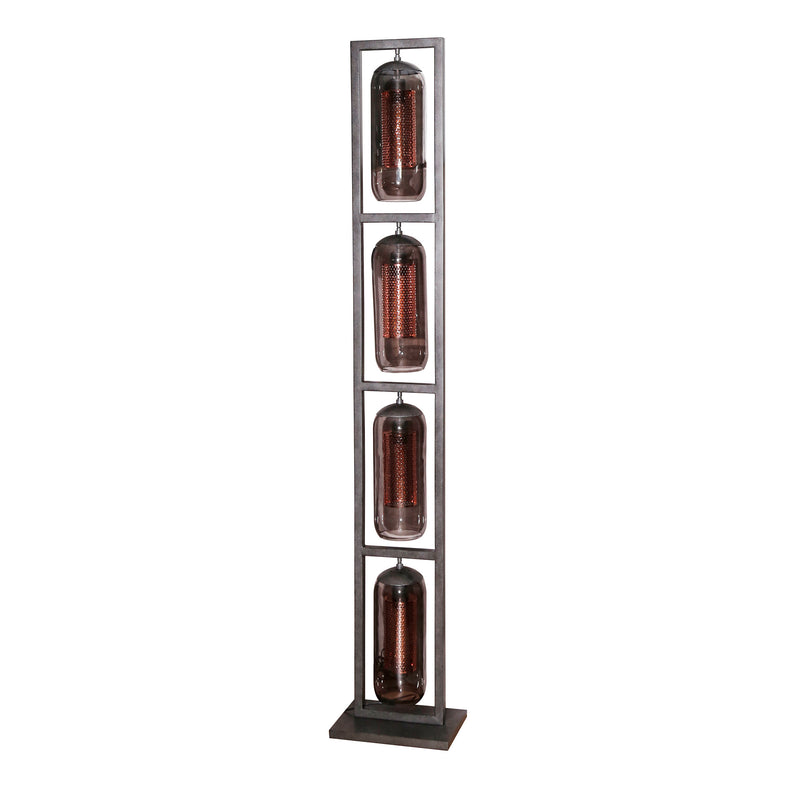 Vloerlamp Smoke Mesh 4L